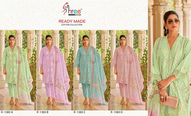 Shree 1383 A To D Cambric Cotton Pakistani Readymade Suits Wholesale Shop In Surat